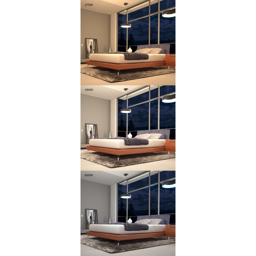 Immax NEO 07020L - LED dimmelhető csillár zsinóron távirányítással AGUJERO LED/30W/230V Tuya