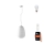 Immax NEO 07066L - LED RGBW dimmelhető csillár COCONO 1xE27/8,5W/100-240V 24 cm Tuya + távirányító