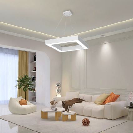 Immax NEO 07071L - LED dimmelhető függeszték kábellel CANTO LED/60W/230V 80x80 cm Tuya + távirányító