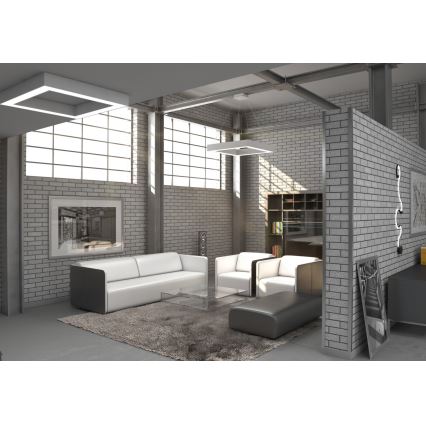 Immax NEO 07071L - LED dimmelhető függeszték kábellel CANTO LED/60W/230V 80x80 cm Tuya + távirányító