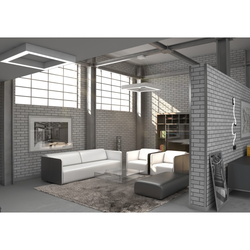 Immax NEO 07071L - LED dimmelhető függeszték kábellel CANTO LED/60W/230V 80x80 cm Tuya + távirányító