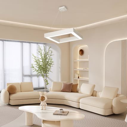 Immax NEO 07071L - LED dimmelhető függeszték kábellel CANTO LED/60W/230V 80x80 cm Tuya + távirányító