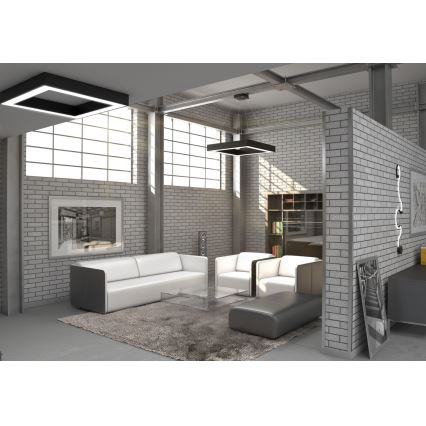 Immax NEO 07074L - LED dimmelhető mennyezeti lámpa CANTO LED/60W/230V 80x80 cm Tuya + távirányító