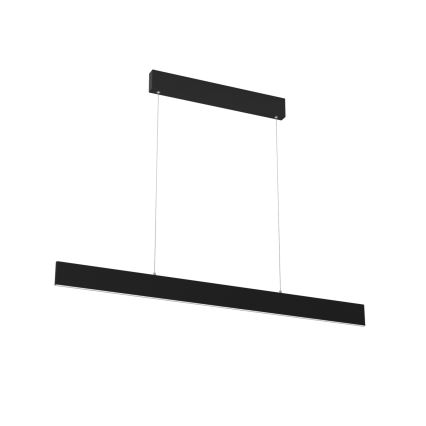 Immax NEO 07076L - Fekete LED dimmelhető függeszték kábellel LISTON LED/18W/230V Tuya + távirányító