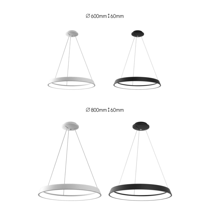 Immax NEO 07079L - LED dimmelhető függeszték kábelre LIMITADO LED/39W/230V 60 cm Tuya + távirányító
