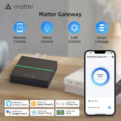 Immax NEO 07117-5 - Okos MATTER BRIDGE Zigbee 3.0 230V Tuya Wi-Fi