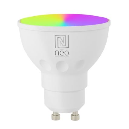 Immax NEO 07118B-2 - LED RGB+CCT kültéri állítható fényerejű fali spotlámpa PARED 1xGU10/5,5W/230V Wi-Fi Tuya IP65