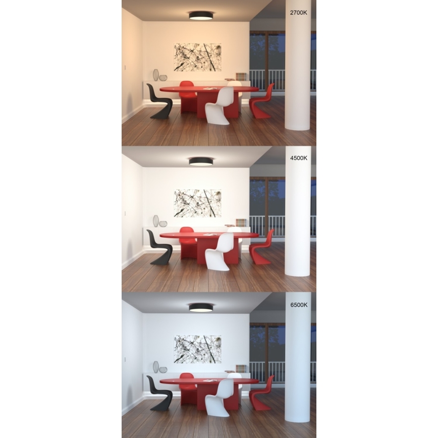 Immax Neo 07127L-BD - Készlet 2x LED Dimmelhető mennyezeti lámpa RONDATE arany 2xLED/12W/230V + távirányítás Tuya