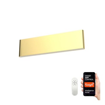 Immax Neo 07129L - LED dimmelhető fali lámpa LISTON LED/8W/230V arany Tuya + távirányító