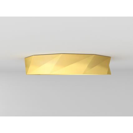 Immax NEO 07132-G60- LED SMART Fényerőszabályozható mennyezeti lámpa DIAMANTE LED/43W/230V arany 60 cm Tuya ZigBee + távirányító