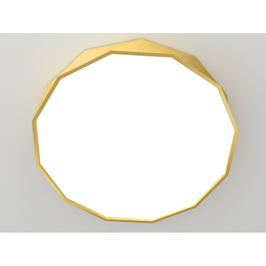 Immax NEO 07132-G80 - LED SMART Fényerőszabályozható mennyezeti lámpa DIAMANTE LED/60W/230V arany 80 cm Tuya ZigBee + távirányító