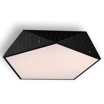 Immax NEO 07151-B60 - LED Dimmelhető mennyezeti lámpa BRILIANT LED/45W/230V Wi-Fi Tuya fekete + távirányító