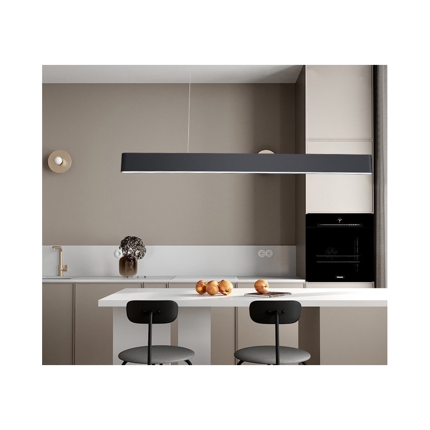 Immax NEO 07157-B120X - LED RGB+CCT Dimmelhető csillár zsinóron MILANO LED/40W/230V Tuya fekete