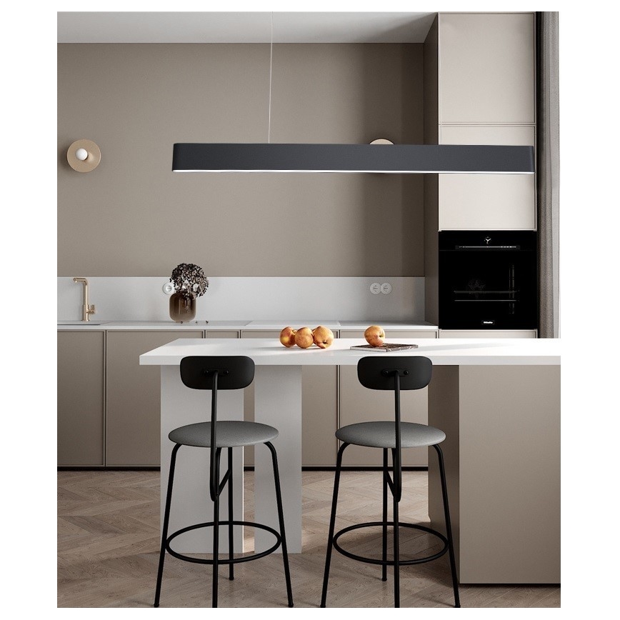 Immax NEO 07157-B120X - LED RGB+CCT Dimmelhető csillár zsinóron MILANO LED/40W/230V Tuya fekete