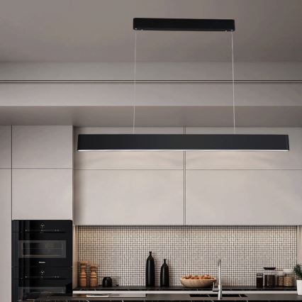 Immax NEO 07157-B120X - LED RGB+CCT Dimmelhető csillár zsinóron MILANO LED/40W/230V Tuya fekete