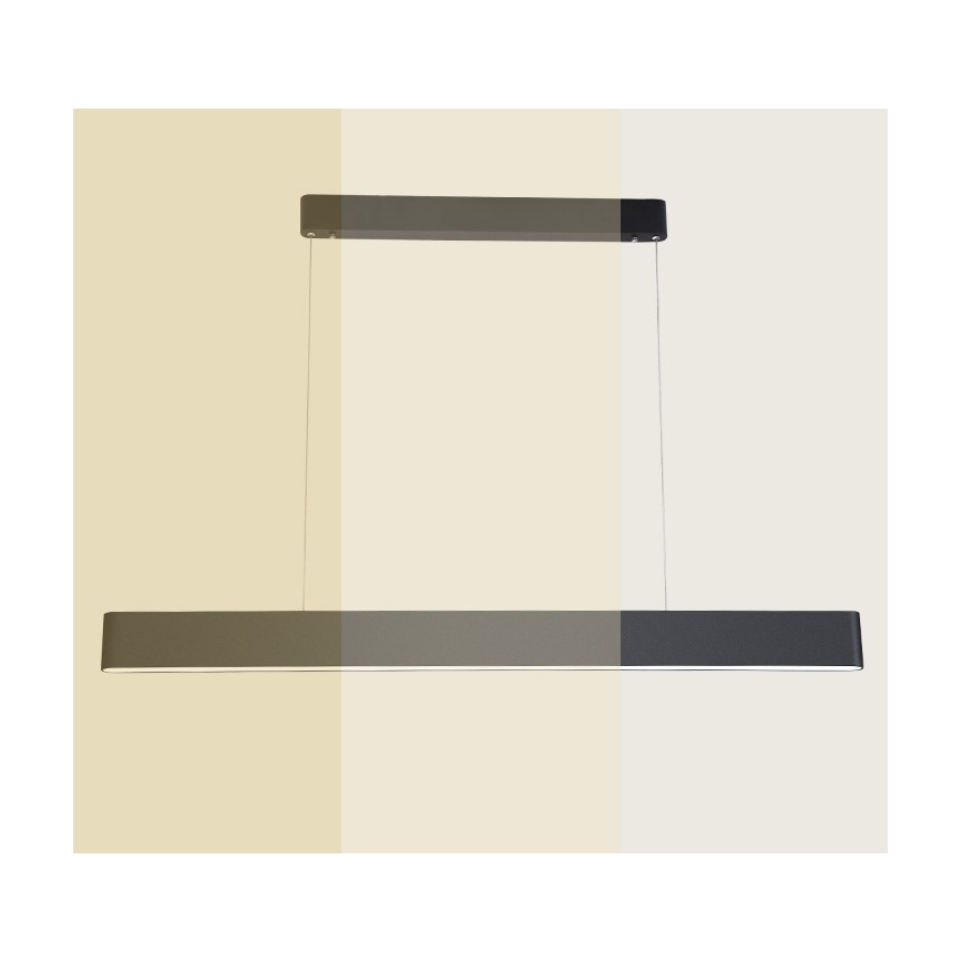 Immax NEO 07157-B120X - LED RGB+CCT Dimmelhető csillár zsinóron MILANO LED/40W/230V Tuya fekete