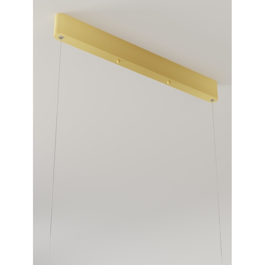 Immax NEO 07157-G120X - LED RGB+CCTW Dimmelhető csillár zsinóron MILANO LED/40W/230V Tuya arany