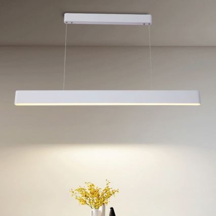 Immax NEO 07157-W120X - LED RGB+CCT dimmelhető MILANO függeszték kábelre LED/40W/230V Tuya fehér