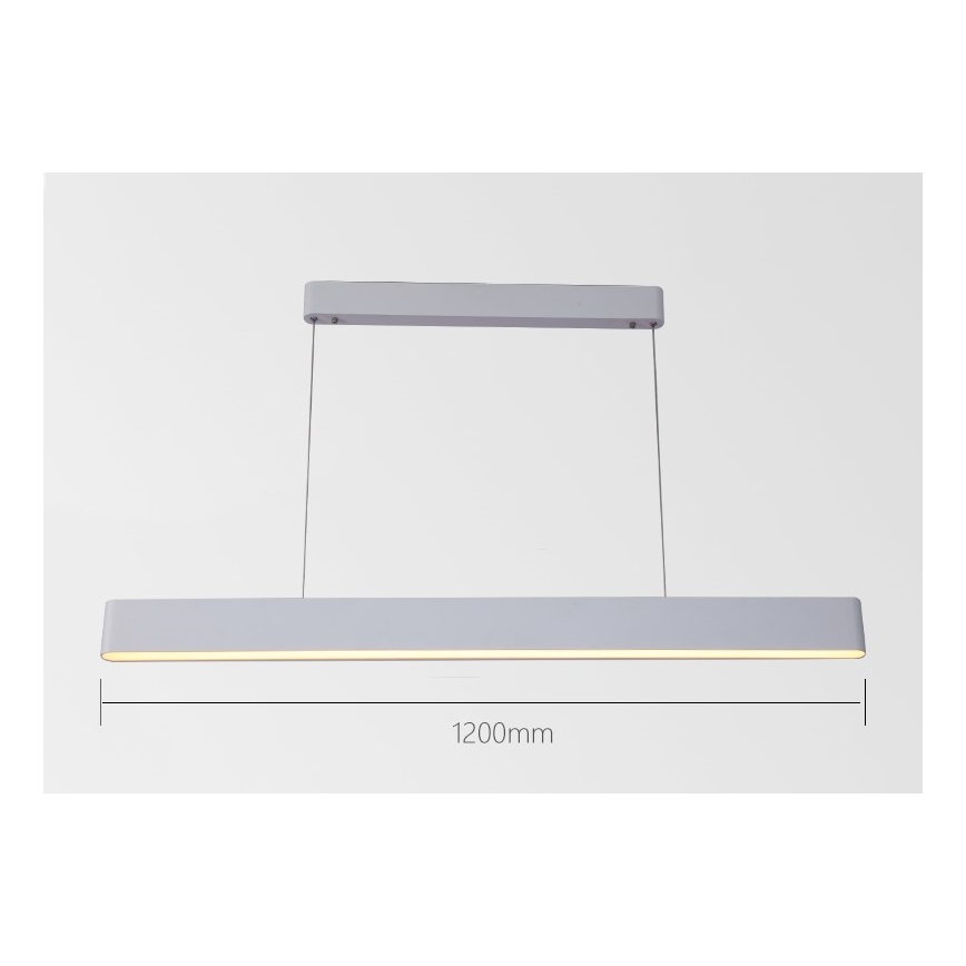 Immax NEO 07157-W120X - LED RGB+CCT dimmelhető MILANO függeszték kábelre LED/40W/230V Tuya fehér