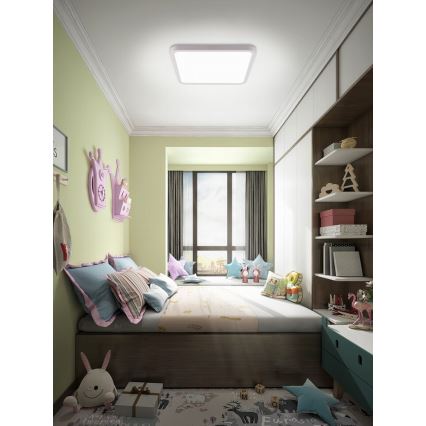 Immax NEO 07168-W40 - LED RGB+CCT Dimmelhető mennyezeti lámpa NEO LITE TUDO LED/50W/230V Wi-Fi Tuya fehér + távirányítás