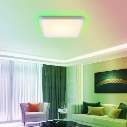 Immax NEO 07168-W40 - LED RGB+CCT Dimmelhető mennyezeti lámpa NEO LITE TUDO LED/50W/230V Wi-Fi Tuya fehér + távirányítás