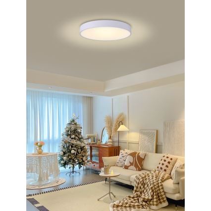 Immax NEO 07206L - LED Dimmelhető mennyezeti lámpa RONDATE LED/53W/230V fehér Tuya + távirányítás