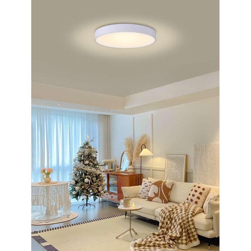 Immax NEO 07206L - LED Dimmelhető mennyezeti lámpa RONDATE LED/53W/230V fehér Tuya + távirányítás