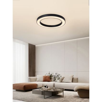 Immax NEO 07210L - LED Dimmelhető mennyezeti lámpa PASTEL LED/68W/230V 95 cm fekete Tuya + távirányítás