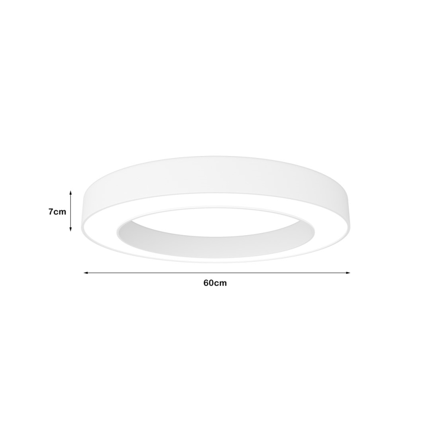 Immax NEO 07212L - LED Dimmelhető lámpa PASTEL LED/53W/230V fehér Tuya + távirányítás