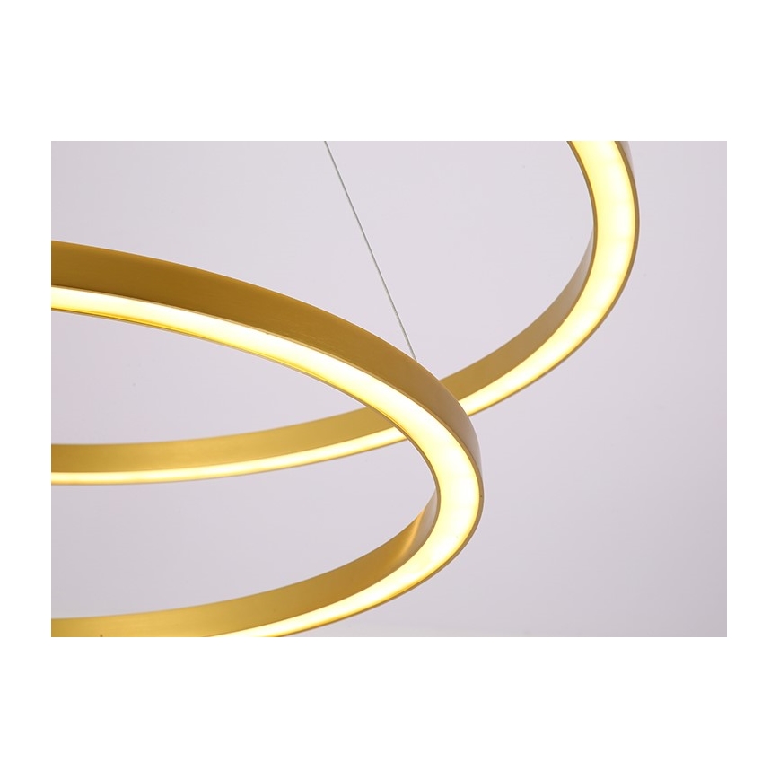 Immax NEO 07218L - LED dimmelhető függeszték FINO LED/93W/230V 60/80cm arany Tuya + távirányító