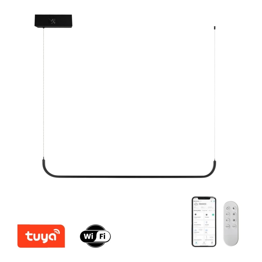 Immax NEO 07221L - LED dimmelhető függeszték kábelre NEO LITE PATTINI LED/26W/230V 2700-6500K Wi-Fi Tuya + távirányító