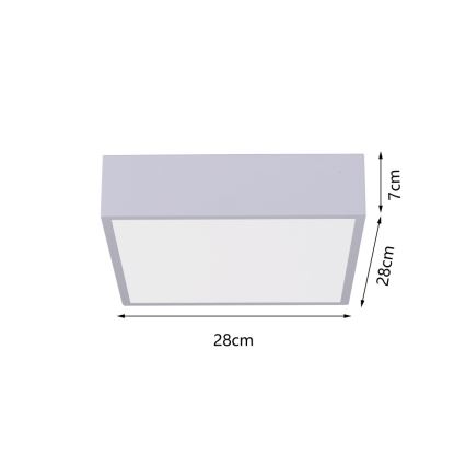 Immax NEO 07238L - LED dimmelhető mennyezeti lámpa CANTO LED/22W/230V fehér Tuya + távirányító