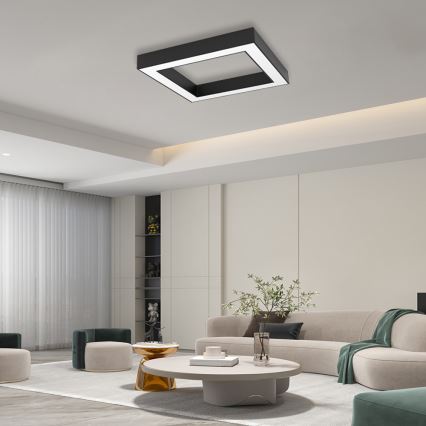 Immax NEO 07239L - LED Dimmelhető mennyezeti lámpa CANTO LED/60W/230V fekete Tuya + távirányítás