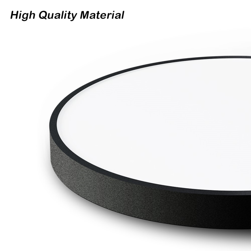 Immax NEO 07248L - LED Dimmelhető mennyezeti lámpa NEO LITE SEMPLICI LED/36W/230V 3000-6000K Wi-Fi Tuya fekete + távirányítás