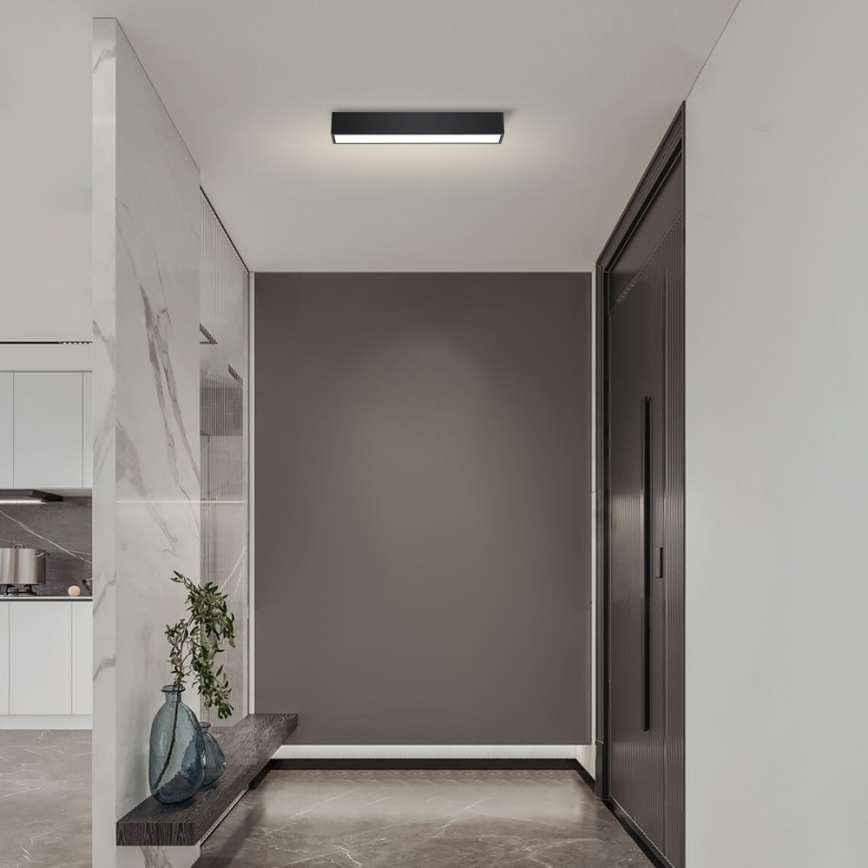 Immax NEO 07254L - LED dimmelhető mennyezeti lámpa NEO LITE LUNGO LED/20W/230V 3000-6000K Wi-Fi Tuya fekete + távirányító