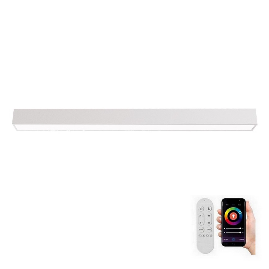 Immax NEO 07259L - LED dimmelhető mennyezeti lámpa NEO LITE LUNGO LED/38W/230V 3000-6000K Wi-Fi Tuya fehér + távirányító