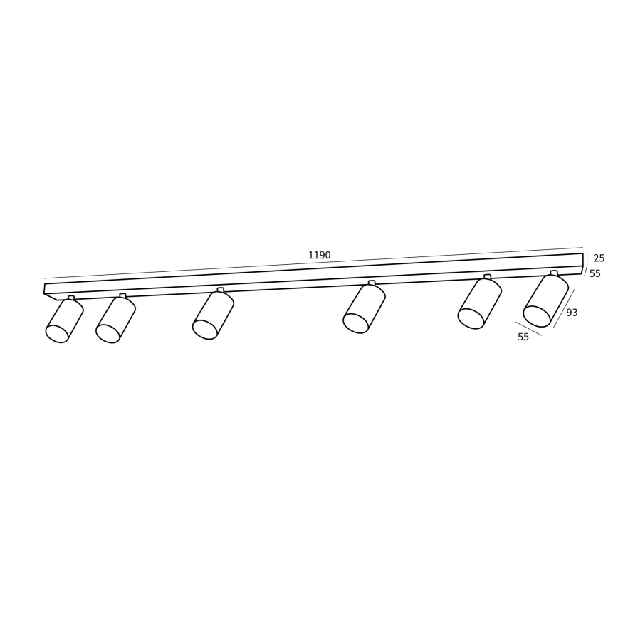 Immax NEO 07268W - LED RGB+CCT Dimmeres spotlámpa NEO LITE PUNTO 6xGU10/6W/230V Wi-Fi Tuya