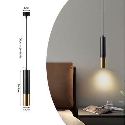 Immax NEO 07273Z - LED RGB+CCT Fényerőszabályozható függeszték kábellel NEO PUNTO 1xGU10/4,8W/230V Tuya