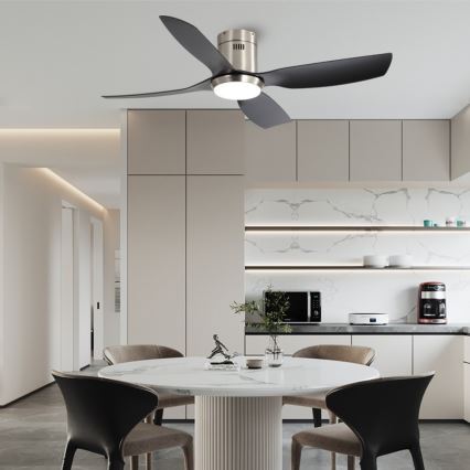 Immax NEO 07282L - LED+CCT Fényerőszabályozható mennyezeti ventilátor PURE LED/24W/230V 3000/4000/6000K Wi-Fi Tuya átm. 132 cm + távirányító
