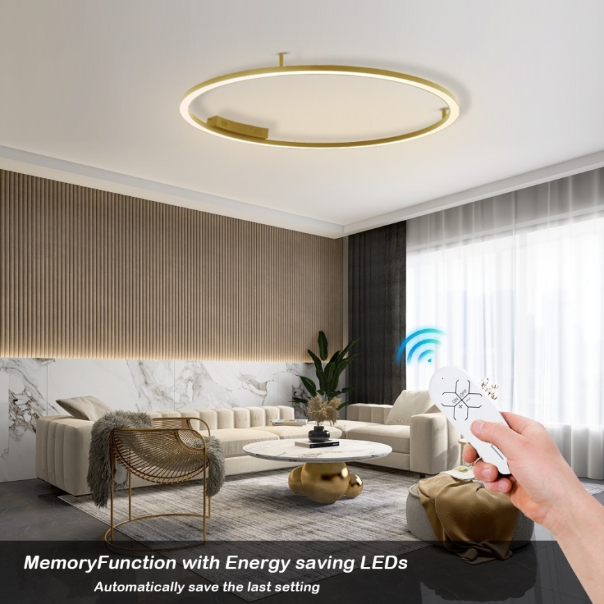 Immax NEO 07290-120G - LED+CCT dimmelhető mennyezeti lámpatest FINO LED/55W/230V 2700-6500K Tuya Ø 120 cm + távirányító