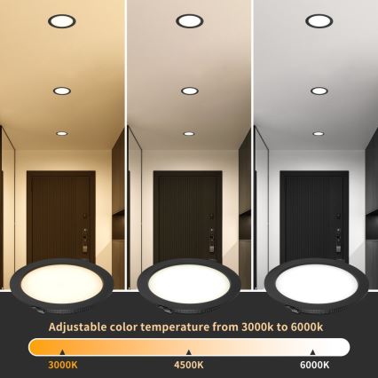 Immax NEO 07294L - Fényerőszabályozható süllyesztett lámpatest DOWN LED/12W/230V Wi-Fi Tuya átm. 12 cm fehér