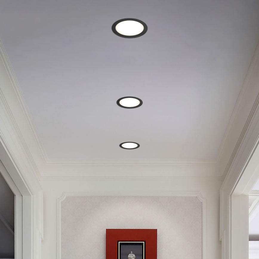Immax NEO 07294L - Dimmelhető beépíthető mennyezeti LED-lámpa DOWN LED/36W/230V Wi-Fi, Tuya  Tuya  átm. 23 cm, fekete