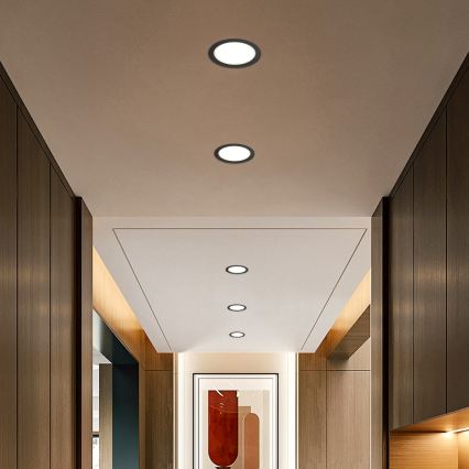 Immax NEO 07294L - Dimmelhető beépíthető mennyezeti LED-lámpa DOWN LED/36W/230V Wi-Fi, Tuya  Tuya  átm. 23 cm, fekete