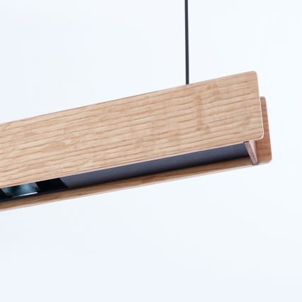 Immax NEO 07304L - Dimmelhető LED csillár kábelre szerelve MADEIRA LED/33W/230V Wi‑Fi Tuya 152 cm tölgy + távirányító