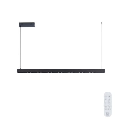 Immax NEO 07306L - MADEIRA LED fényerőszabályozható kábelcsillár LED/26W/230V Wi-Fi Tuya 122 cm fekete + távirányító