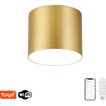 Immax NEO 07317L - LED Fényerőszabályozható mennyezeti lámpatest RONDATE LED/18W/230V átm. 11,5cm Wi-Fi Tuya arany