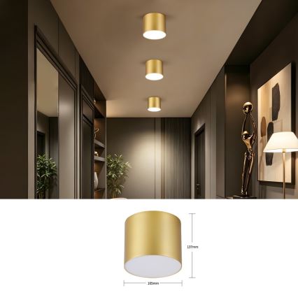 Immax NEO 07318L - LED dimmelhető mennyezeti lámpa RONDATE LED/32W/230V Ø 16,5 cm Wi-Fi Tuya arany