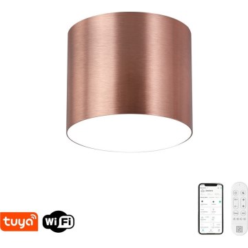Immax NEO 07319L - LED fényerőszabályozható mennyezeti lámpa RONDATE LED/18W/230V átm. 11,5 cm Wi-Fi Tuya rózsaarany