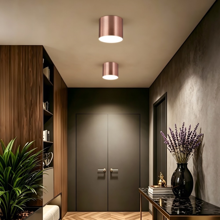 Immax NEO 07320L - RONDATE LED dimmelhető mennyezeti lámpa LED/32W/230V, átm. 16,5 cm, Wi‑Fi Tuya, rózsaarany