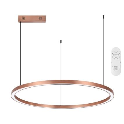 Immax NEO 07327L - LED-dimmelhető, kábellel függesztett FINO csillár LED/55W/230V 80 cm Tuya rózsaarany + távirányító